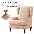 Elastic Armchair Wingback Protector Sloping Arm King Back Chair Cover Chair Wing Back Chair Cover Stretch Slip Cover Protector