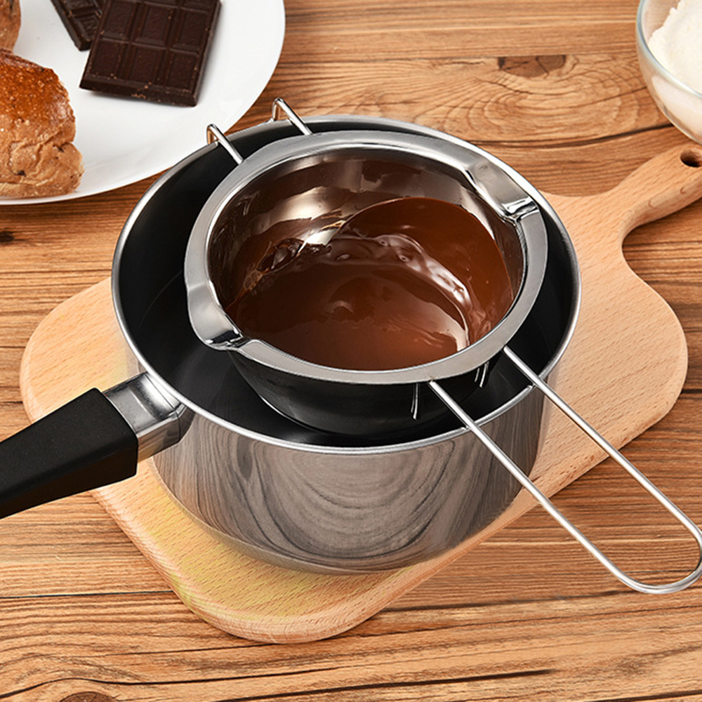 Stainless Steel Water Bath Pot of Chocolate Melting Water Heating Melting Pot Bowl Baking Heating Container Kitchen accessories