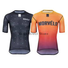 Pro morvelo Italian mesh Cycling Base Layer lightweight fabric bicycle Shirt men's Cycling Underwear short sleeve bike clothing