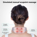 NEW 12-Speed Smart Neck Massager Electric Cervical Pulse Pain Relief Tool Shoulder Massager Relaxation Physiotherapy Equipment