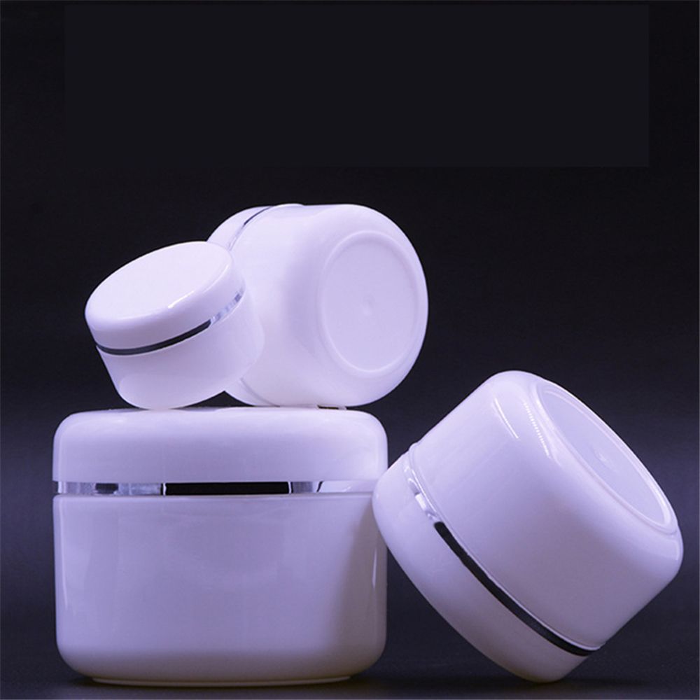 Refillable Bottles Travel Face Cream Lotion Cosmetic Container Plastic Empty Makeup Jar Pot 20/30/50/100/150/250g