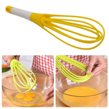 Kitchen Gadgets Egg Whisk Food Grade Foldable Egg Beater Tool Egg Tools Handle Milk Eggs Cream Baking Whisk Mixer Stirrer