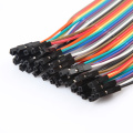 1PCS YT2041 Dupont line 40P flexible flat cable rainbow cable 2.54 mm pitch wiring harness Female to Female Length 20CM