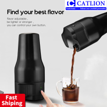 New2 in 1 Capsule & Ground Mini Espresso Portable Coffee Maker Hot and Cold Extraction USB Electric Coffee Powder Making Machine
