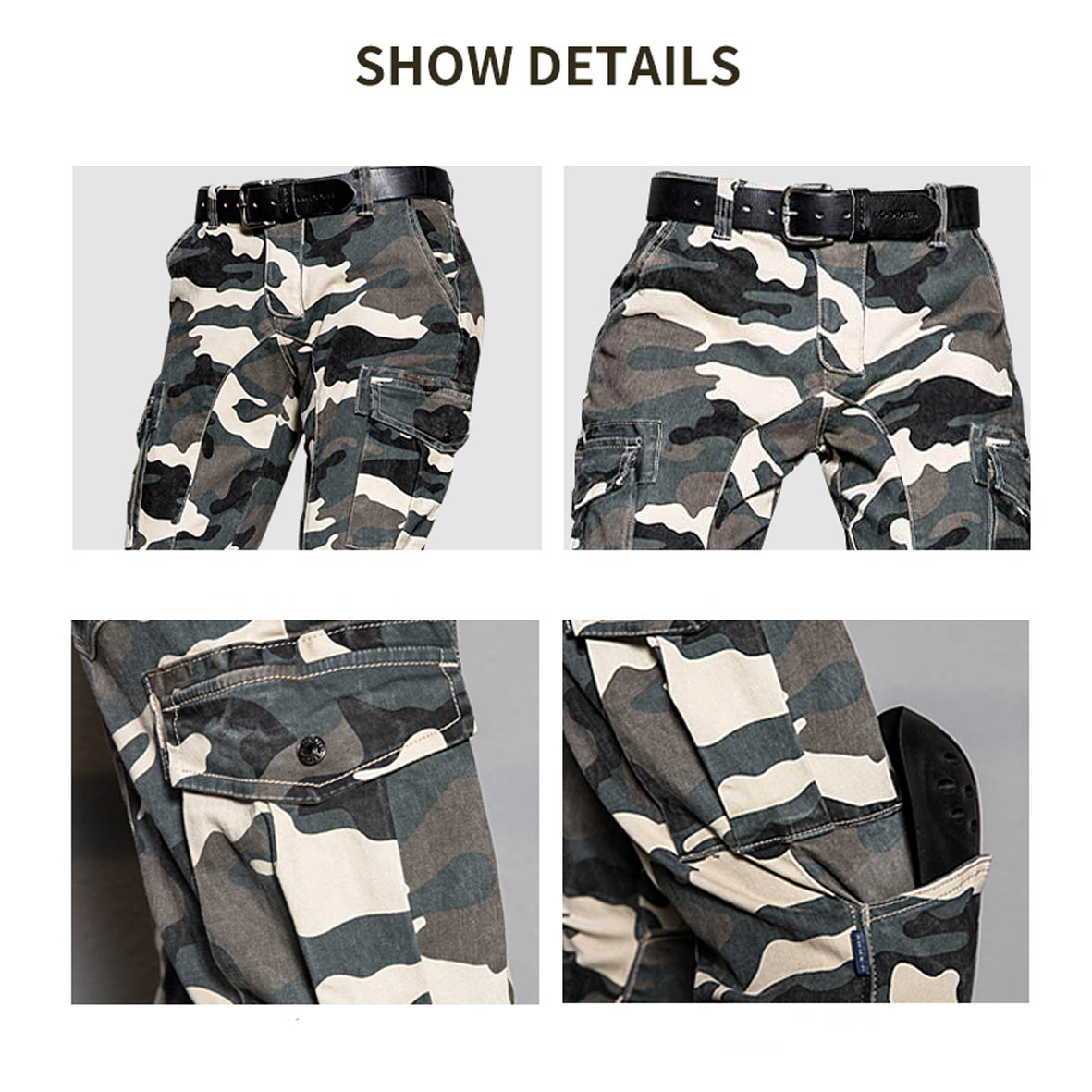 moto jeans apparel motorcross pants camouflage jeans leisure motorcycle men off road outdoor pants with protective knee pads