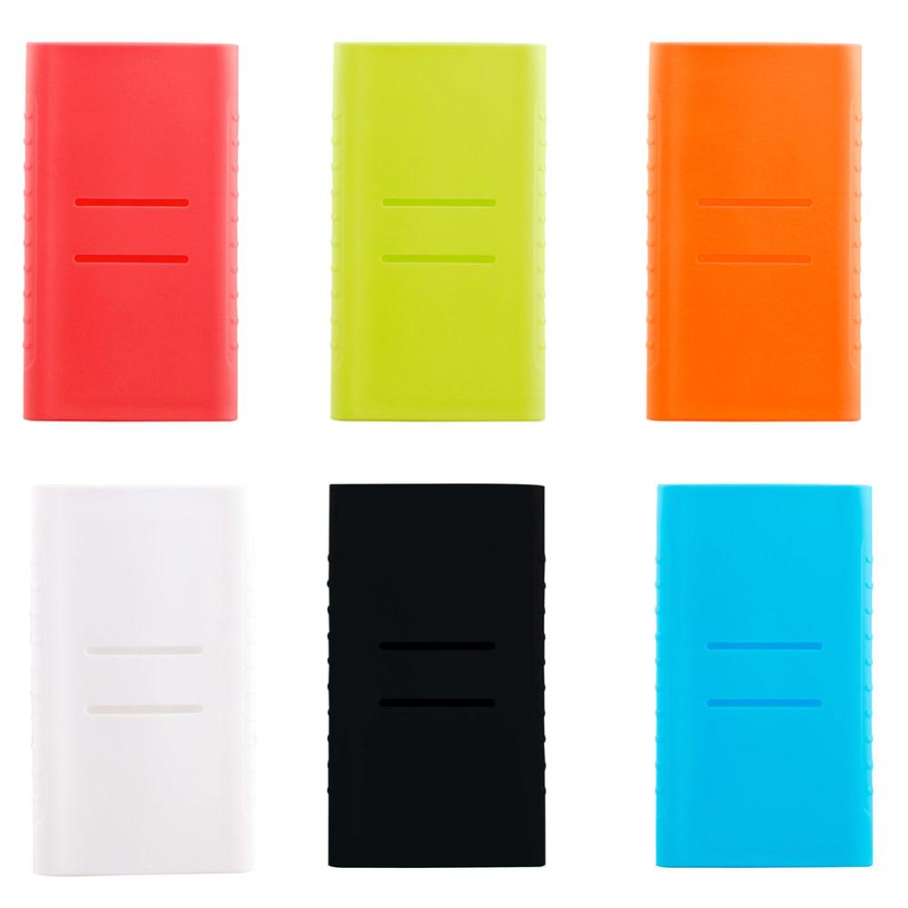 Silicone Case for Xiaomi Power Bank 10000mAh PLM02ZM Portable External Battery Pack Rubber Shell Cover