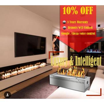 Inno-Fire free shipping to door wifi real fire intelligent smart 60 fireplace remote control installation