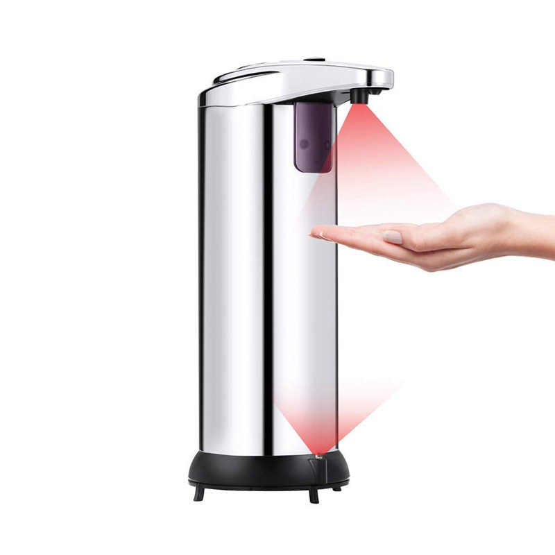 400ML Touchless Bathroom Dispenser Smart Sensor Liquid Soap Dispenser for Kitchen Hand Free Automatic Soap Dispenser SP704