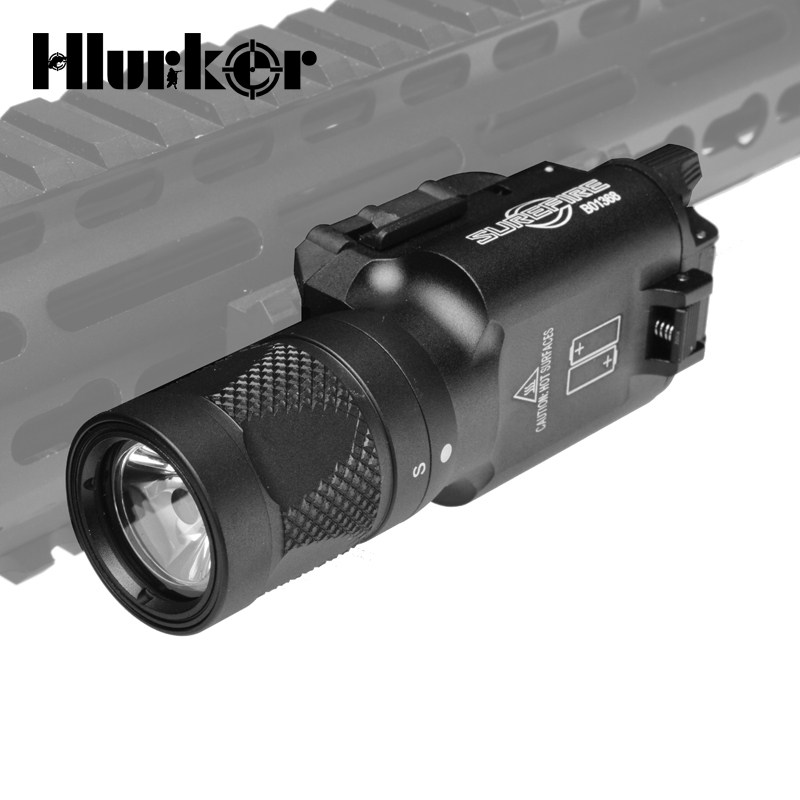 Hlurker Tactical X300V Flashlight Waterproof Weapon Light Pistol Gun Lanterna Rifle Picatinny Weaver Mount For Hunting