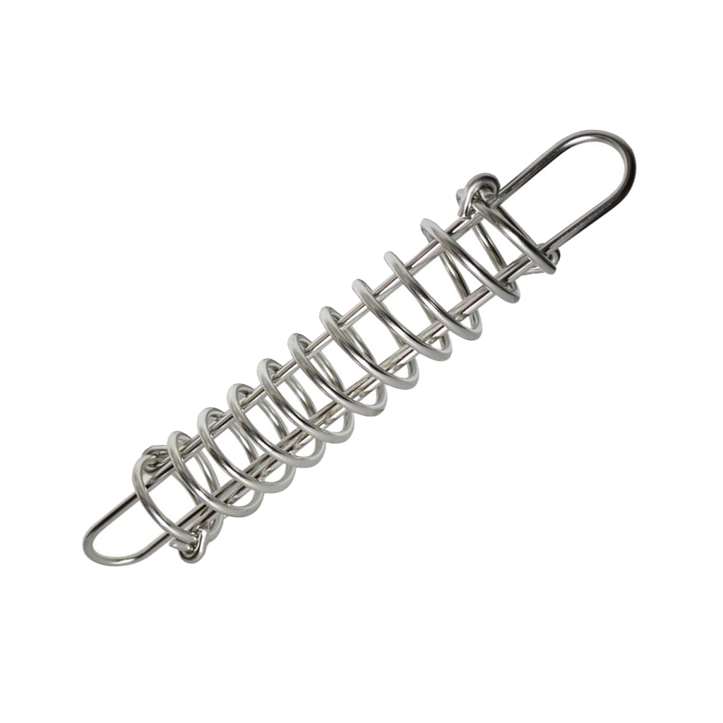 113mm Boat Anchor Dock Line Mooring Spring Rustproof Stainless Steel Heavy Duty Mooring Sping For Yacht Speedboat Marine