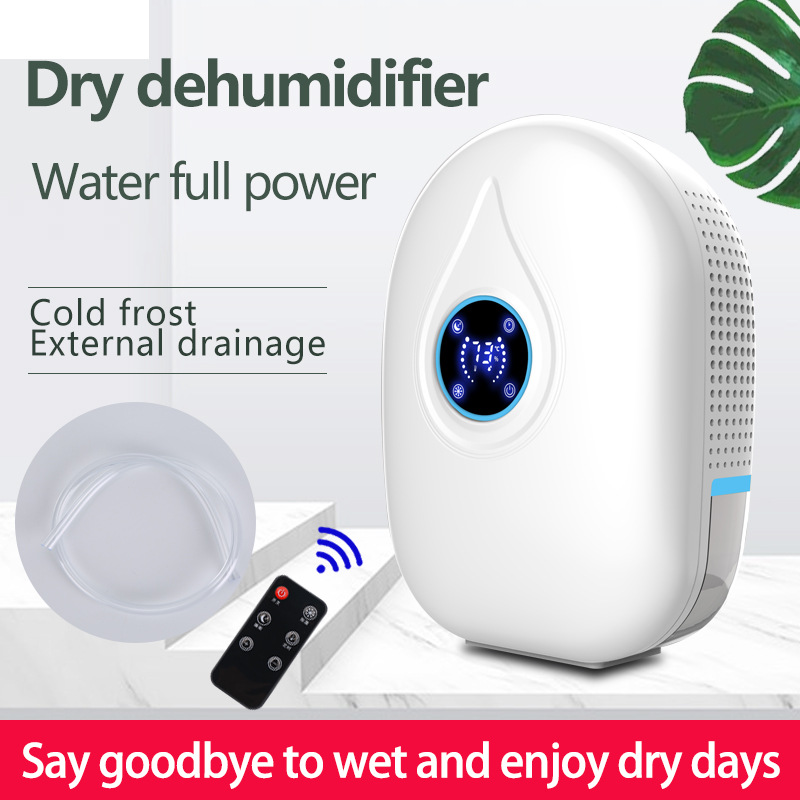 Dehumidifier Portable Mini Electric Dehumidifier Ultra Quiet Air Cleaner for Home, Kitchen, Garage, Wardrobe, Basement
