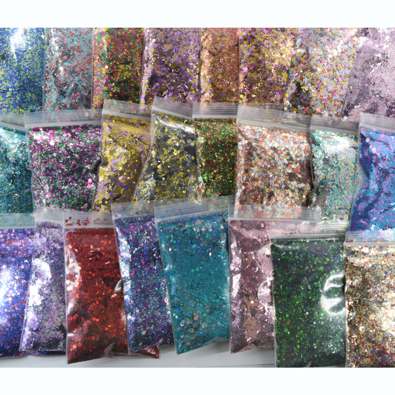 mix-Glitter for Tumblers, Glitter Tumbler,Glitter - Chunky Holographic Glitter 50g 1 bag Custom Chunky Holographic Glitter,HG776