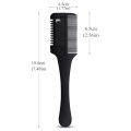 Brainbow 1pc Hair Cutting Comb Black Handle Hair Brushes with Razor Blades Cutting Thinning Trimmin Hair Salon DIY Styling Tools