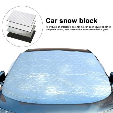 145 X 120cm Universal Car Windshield Cover Car Sunshade Sun Front Rear Window Film Anti-theft Sunshade Snow Block