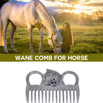 Stainless Steel Horse Pony Grooming Comb Tool Curry Comb Metal Horse Grooming Tool For Horse Riding Care Products