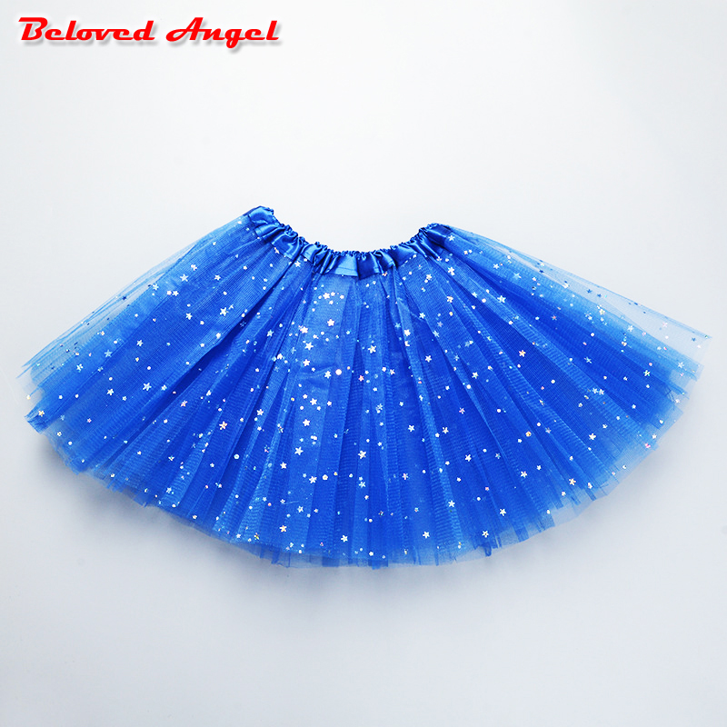 2019 Children's Clothing Girls Tutu Skirts Baby Fashion Pettiskirt Star Print Mesh Princess Girls Ballet Dancing Party Skirt