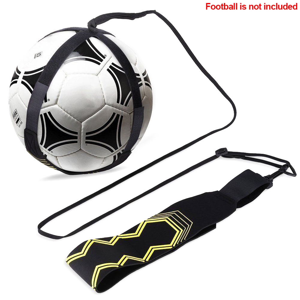 Adjustable Tool Football Strap Training Aid Practice Control Skills Elastic Returner Durable Soccer Trainer Kick Ball Neoprene