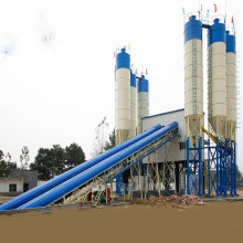 Export to Zimbabwe HZS120 concrete mixing plant