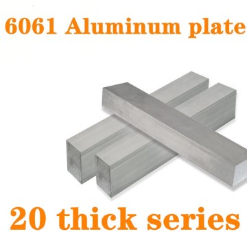 1pc 6061 Aluminum Flat Bar Plate Sheet 20mm thick series with Wear Resistance For Machinery Parts