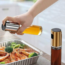 BBQ Baking Oil Spray Bottle Kitchen Cook Oil Dispenser Vinegar Bottle Water Pump Gravy Boats Cooking Tool