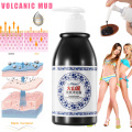 Dropshipping Volcanic Mud Body Wash 250ml Whitening Exfoliating Moisturizing Body Bathing Cream SMJ