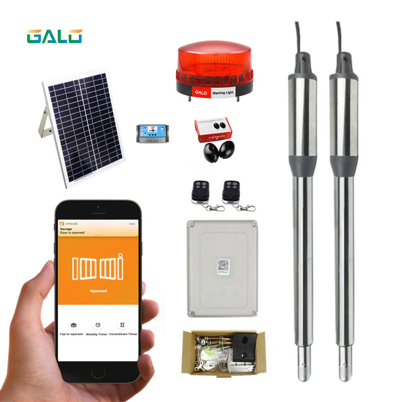 GALO Inward and Outward Automatic Swing Gate DOOR Opener Operator kits phone Video doorbell wifi controller Optional