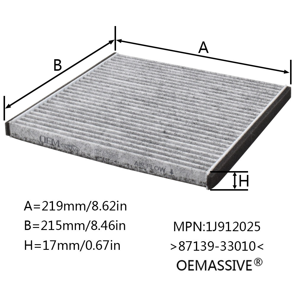 5x Cabin Air Filter Pollen For Toyota Solara Sienna Prius FJ Cruiser Celica Camry Avalon 4Runner Lexus RX330 GX470 ES330 ES300