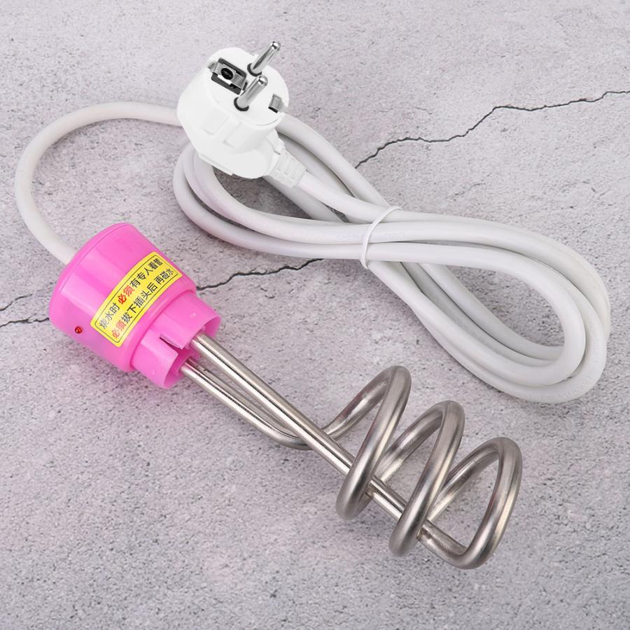 2m 220V 2000W Floating Electric Heater Boiler Water Heating Element Portable Immersion Suspension Bathroom Swimming Pool