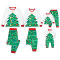 PatPat 2020 New Autumn and Winter Christmas Trees Family Matching Pajamas Set in Green Family Look Clothes Festival Dress