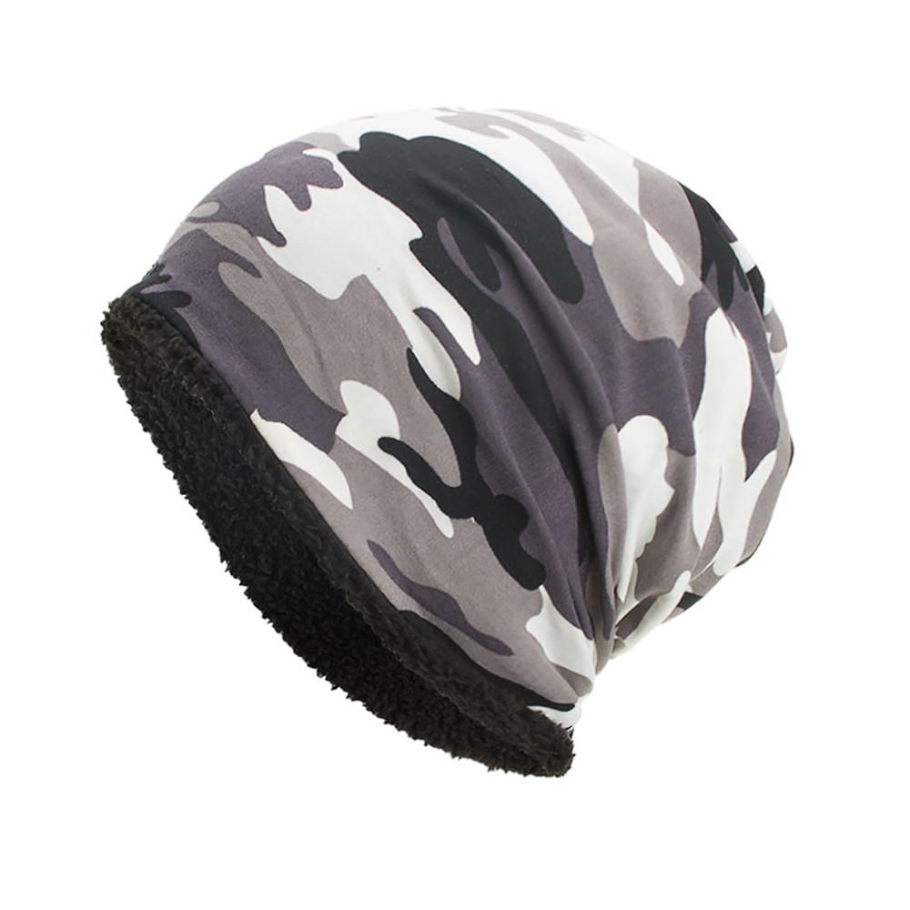 winter hats for women Men Warm Baggy Camouflage Crochet Winter Wool Ski Beanie Skull Caps Hat bonnet femme шапки для девочек#A35
