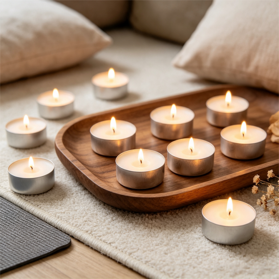 25pcs-tealight-burning