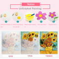 DIY Oil Painting By Numbers Flower Girl Cartoon Anime HandPainted Kits on Wall Canvas Pictures By Numbers Portrait Home Decor