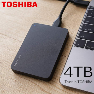 TOSHIBA 4TB External Hard Drive Disk HDD HD 4TO Portable Storage Device USB 3.0 SATA 2.5