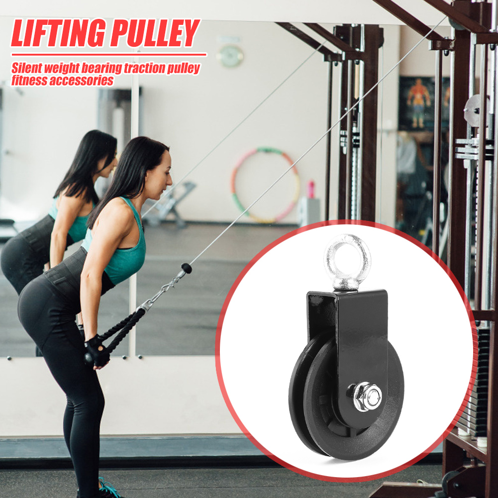 Groove Pulley Fitness Stainless Bearing Load for Lifting Workout DIY Equipment Gym Cable Silent Wheel Home Gym Sport Accessories