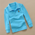 Little Kids Clothes Fashion Outfits Cartoon Embroidery Autumn Boys Shirts Long Sleeve Polo Shirt Teenagers School Tops