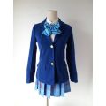 Coat Skirt Blue tie