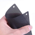 120 mm PVC Dust Filter Computer Fan Filter Cooler Black Dustproof Case Computer Fan Cover Mesh 10 Packs with 40 Pieces of Screws
