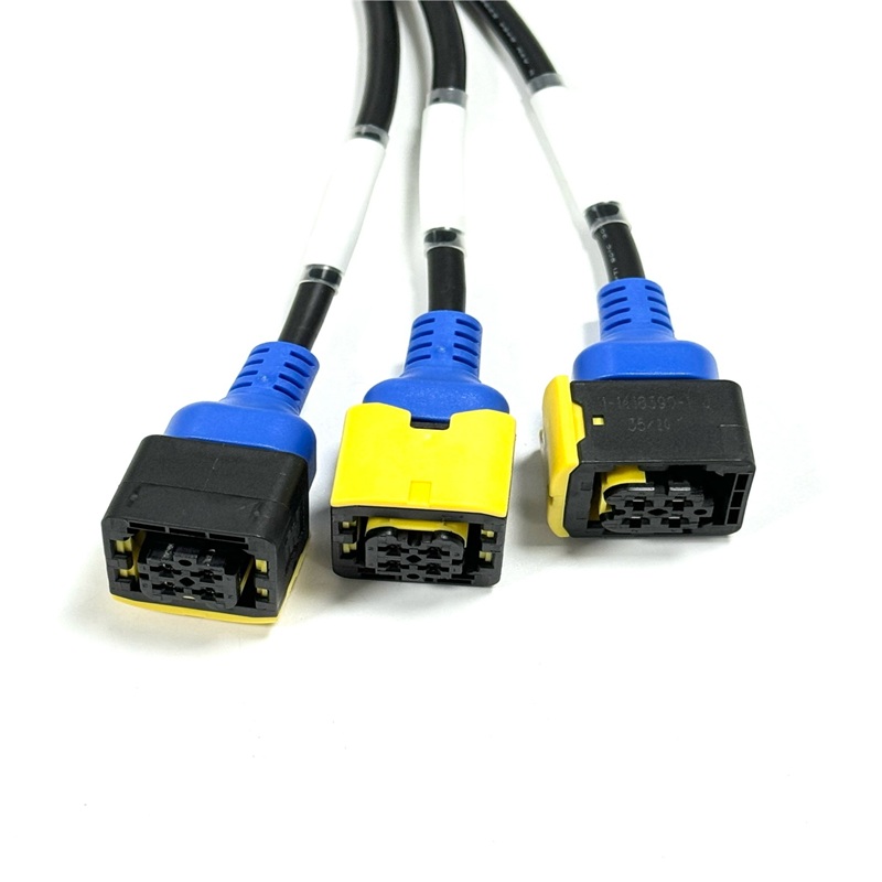 Custom HDB26 Male to 3 Way Exhaust Temperature Sensor Wiring Harness