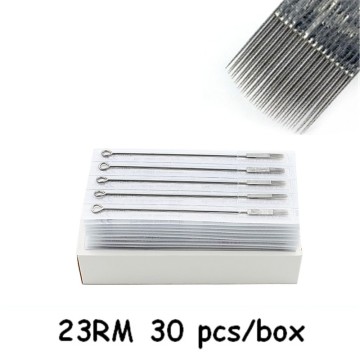 30PCS 23 RM EZ Disposable Sterilized Tattoo Needles Round Magnum Needles Stainless Steel For tattoo grips tattoo tips