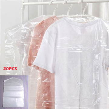 20pcs Clothing Covers Clear Suit Bag Moth Proof Garment Bags Breathable Zipper Dust Cover Storage Bags for Suit Dance Clothes