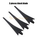 3 pieces black blade