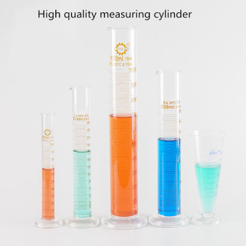 High Quality Laboratory Glass Measuring Cylinder 50ml100ml250ml500ml1000ml2000ml Measuring Cup