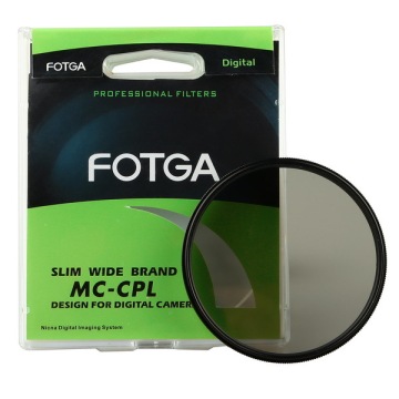 High quality FOTGA 58mm Super Slim Multi-Coated MC CPL Circular Polarizing Lens Filter for cannon Nikon camera