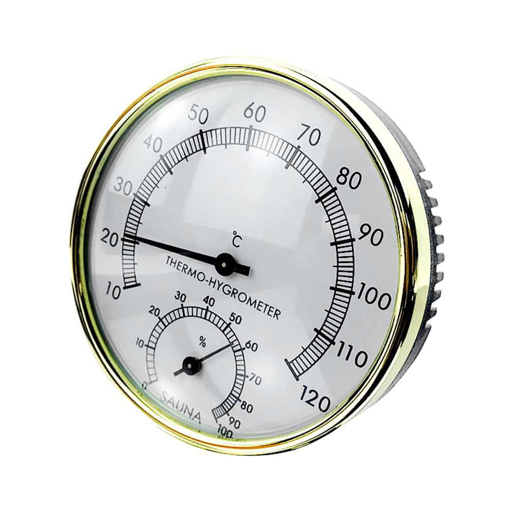 Household Humidity Temperature Meter Gauge Wall Mounted Temperature Humidity Meter Thermometer Hygrometer For Sauna Room