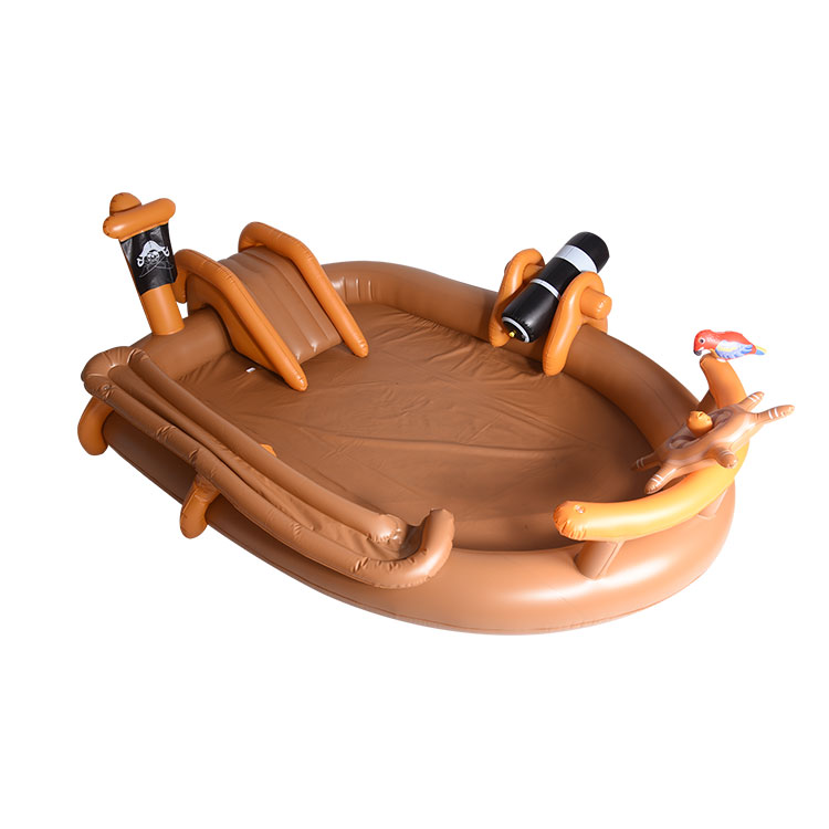 Pirate Ship Shaped PVC Inflatable Pool