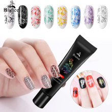 Biutee Stamping Gel Polish Nail Glitter UV Gel Sliver Gold Varnish For Starters 8ML Gel Varnish Polish Nail-Art Decoration Color