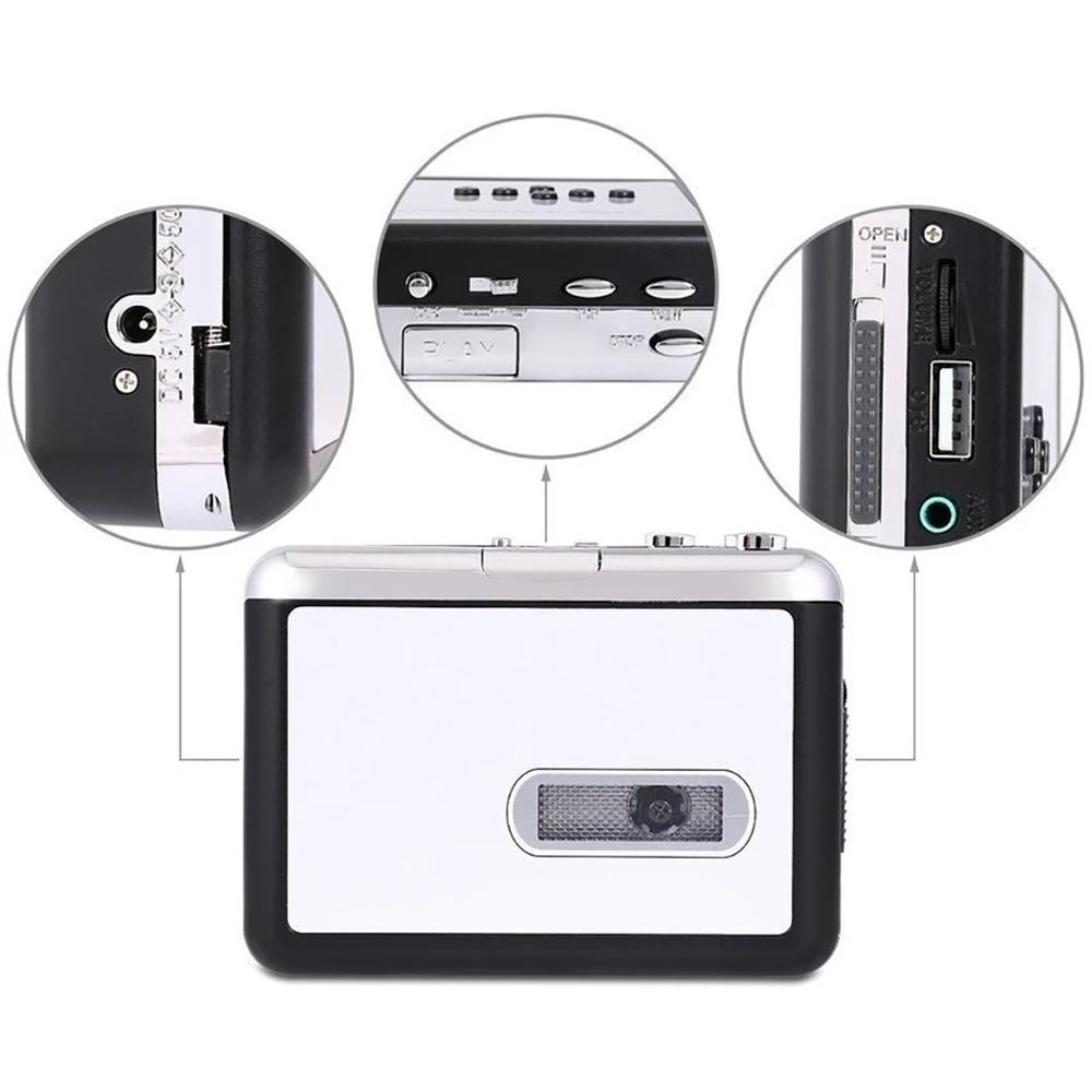 Y&H Cassette Tape Player Record Tape to MP3 Digital Converter,USB Cassette Capture,Save to USB Flash Drive Directly