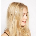 5pcs Romantic Beautiful Star Headdress Hair Combs Wedding Bridal Bridesmaid Hair Claws Pins Ornaments Headwear Accessories