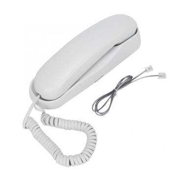 Wall-Mount Home Fixed Telephone Phone For Home Office Desktop White No Caller ID Home Phone For Hotel Family Popular