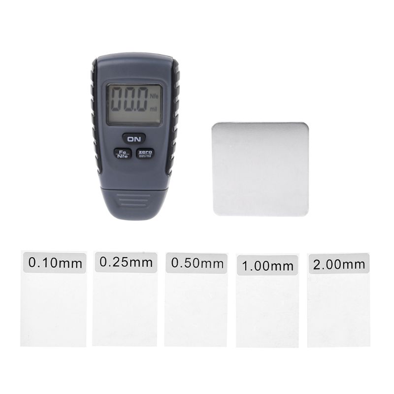 RM660 Paint Coating Thickness Gauge Digital Tester Meter LCD Digital Car Auto Coating Thickness Meter 0-1.25mm